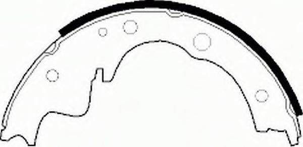 FERODO FSB384 Комплект гальмівних колодок
