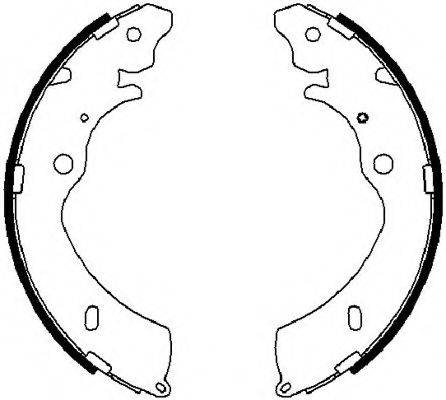 FERODO FSB4023 Комплект гальмівних колодок