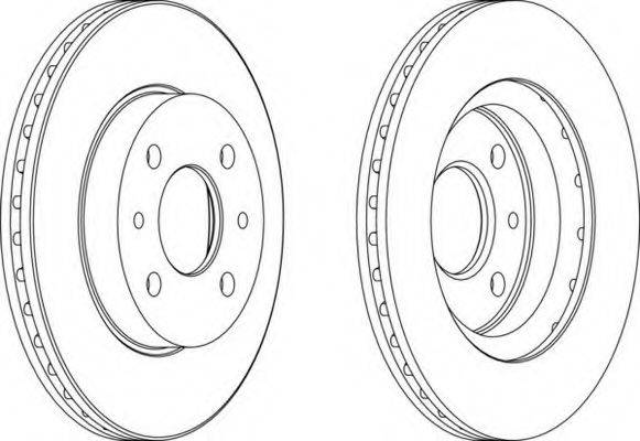 FERODO DDF1142 гальмівний диск