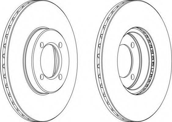 FERODO DDF414 гальмівний диск