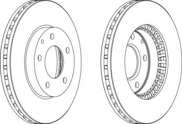 FERODO DDF738 гальмівний диск