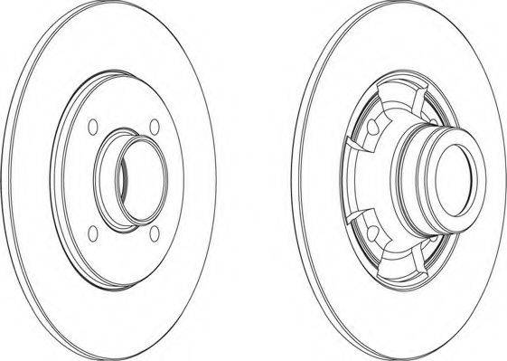 FERODO DDF752 гальмівний диск