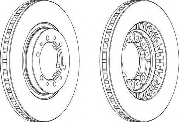 FERODO DDF974 гальмівний диск
