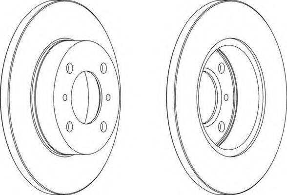 FERODO DDF988 гальмівний диск