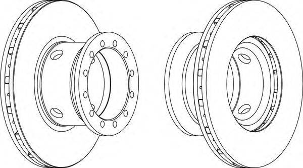 FERODO FCR102A гальмівний диск