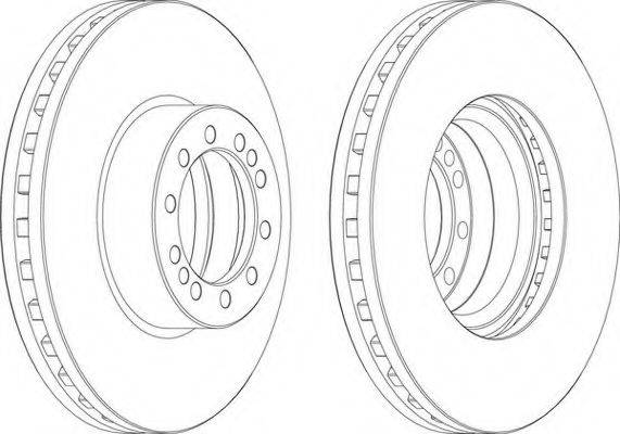 FERODO FCR257A гальмівний диск