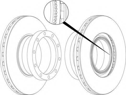 FERODO FCR258A гальмівний диск