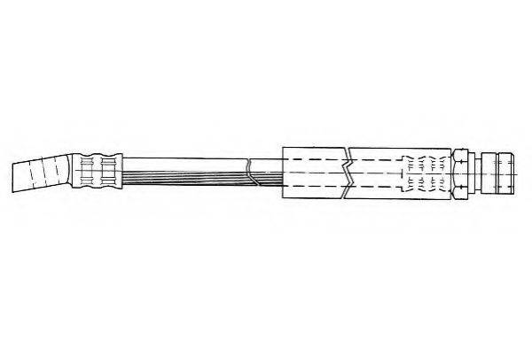 FERODO FHY2025 Гальмівний шланг