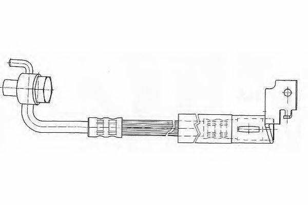 FERODO FHY2279 Гальмівний шланг