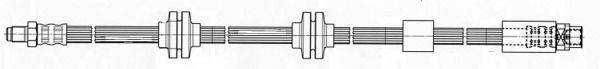FERODO FHY2640 Гальмівний шланг