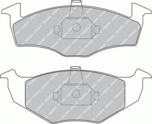 FERODO FSL1101 Комплект гальмівних колодок, дискове гальмо