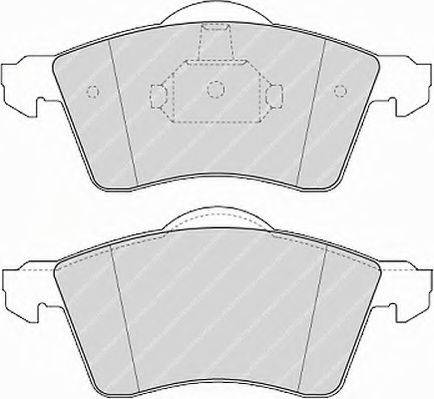 FERODO FSL1163 Комплект гальмівних колодок, дискове гальмо