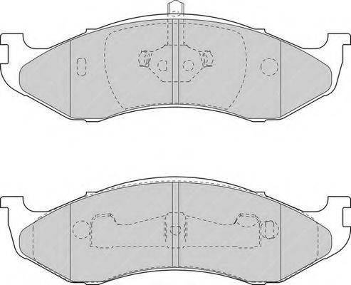 FERODO FSL1267 Комплект гальмівних колодок, дискове гальмо