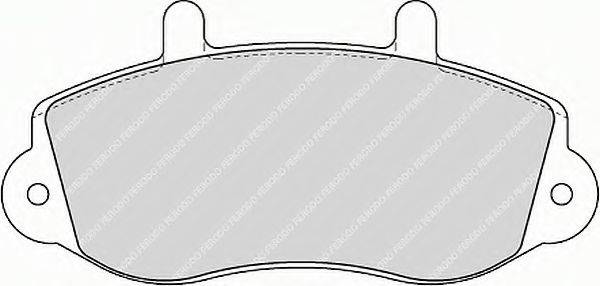 FERODO FSL1292 Комплект гальмівних колодок, дискове гальмо