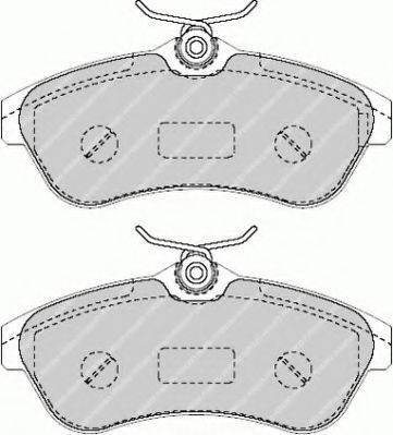 FERODO FSL1543 Комплект гальмівних колодок, дискове гальмо