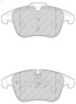 FERODO FSL4498 Комплект гальмівних колодок, дискове гальмо