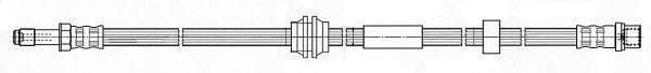 FERODO FHY3186 Гальмівний шланг