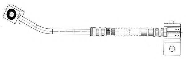 FERODO FHY3204 Гальмівний шланг