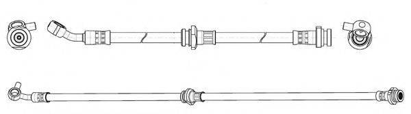 FERODO FHY3290 Гальмівний шланг