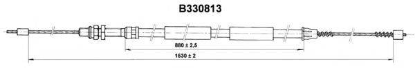 FERODO FHB431112 Трос, стоянкова гальмівна система