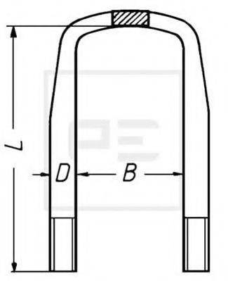 PE AUTOMOTIVE 03516060A Драбина ресори