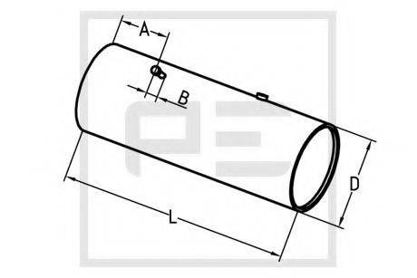 PE AUTOMOTIVE 01900600A Паливний бак