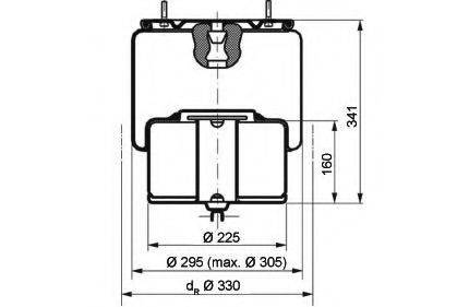 PE AUTOMOTIVE 08428111A Кожух пневматичної ресори