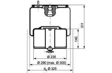 PE AUTOMOTIVE 08428211A Кожух пневматичної ресори