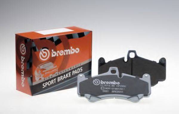 BREMBO 07B31407 Комплект високоефективних гальмівних колодок