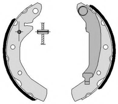 BREMBO S15501 Комплект гальмівних колодок