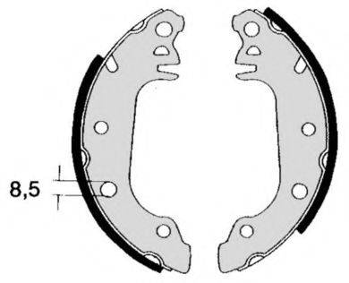 BREMBO S24504 Комплект гальмівних колодок