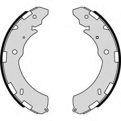 BREMBO S54523 Комплект гальмівних колодок