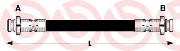 BREMBO T15012 Гальмівний шланг