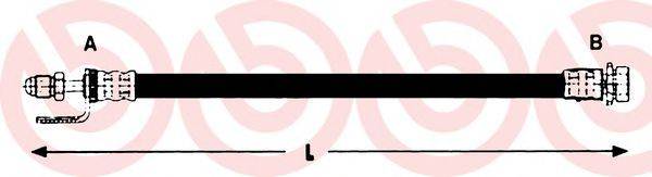 BREMBO T24134 Гальмівний шланг