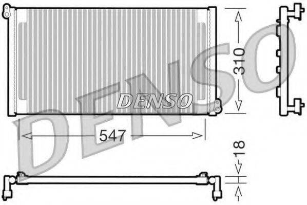 DENSO DCN09011 Конденсатор, кондиціонер