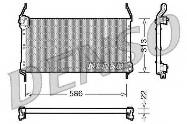 DENSO DCN09013 Конденсатор, кондиціонер