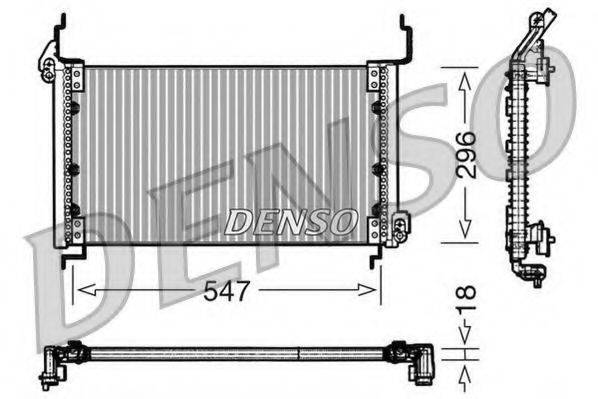 DENSO DCN09082 Конденсатор, кондиціонер