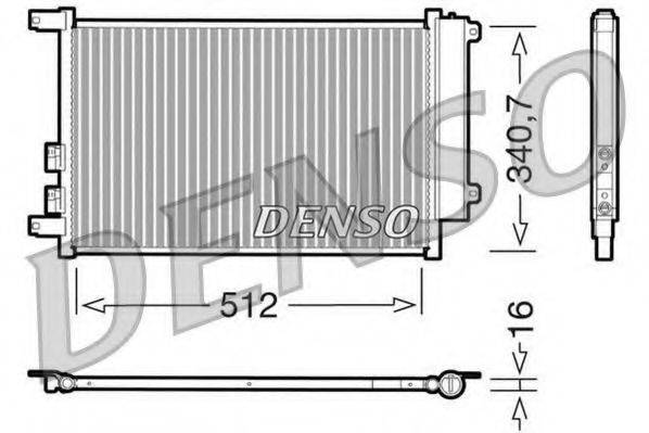 DENSO DCN01010 Конденсатор, кондиціонер