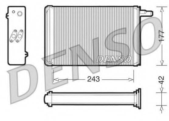 DENSO DRR09030 Теплообмінник, опалення салону