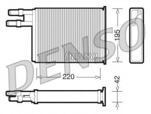 DENSO DRR09031 Теплообмінник, опалення салону