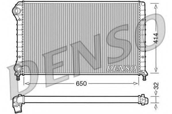 DENSO DRM09062 Радіатор, охолодження двигуна