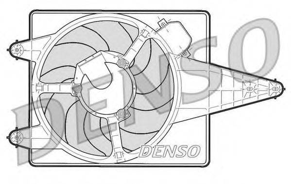 DENSO DER01204 Вентилятор, охолодження двигуна