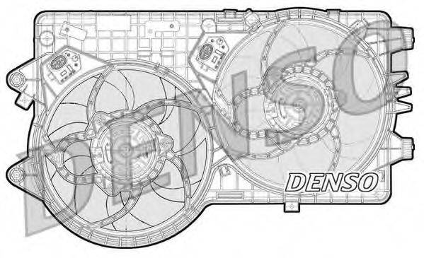 DENSO DER09093 Вентилятор, охолодження двигуна