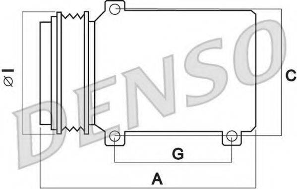 DENSO DCP02037 Компресор, кондиціонер