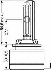 OSRAM 66154 Лампа розжарювання, фара далекого світла; Лампа розжарювання, основна фара; Лампа розжарювання, основна фара; Лампа розжарювання, фара далекого світла