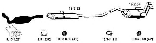 EBERSPACHER 032080 Система випуску ОГ