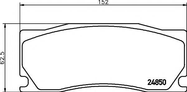 MINTEX MDB2979 Комплект гальмівних колодок, дискове гальмо