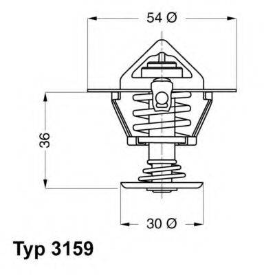 WAHLER 315982D Термостат, охолоджуюча рідина