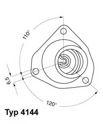 WAHLER 414492D Термостат, охолоджуюча рідина