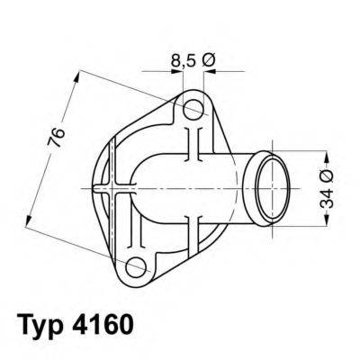 WAHLER 416083D Термостат, охолоджуюча рідина